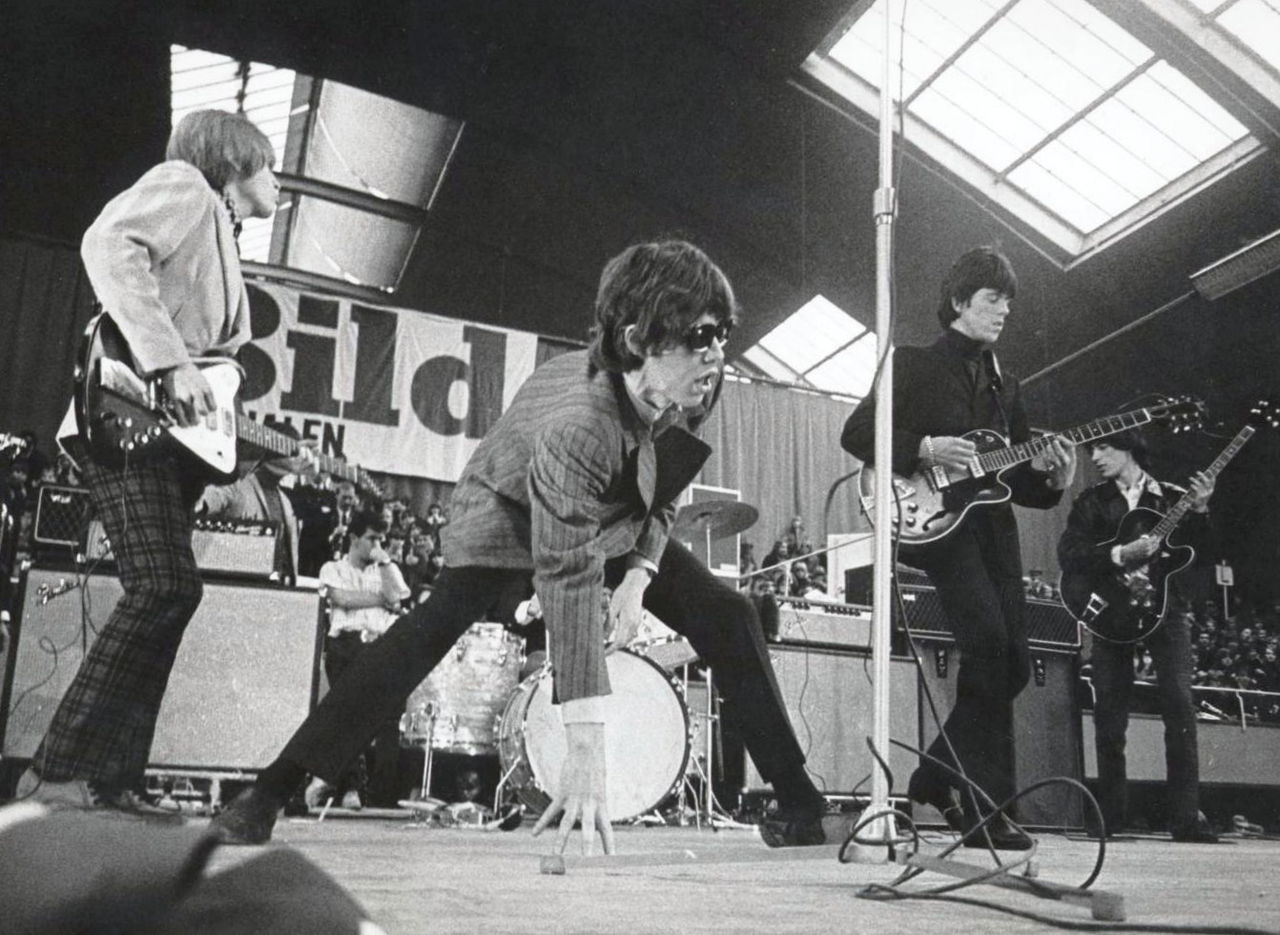 Rolling Stones Konzert in Stockholm, 1966, Foto: wikicommons